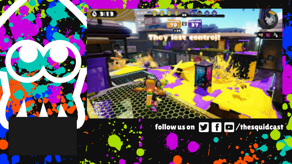Twitch graphics for The Squid Cast. Designed by Johnery